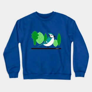 Minimalist Original Blue Jay Art 2 Crewneck Sweatshirt